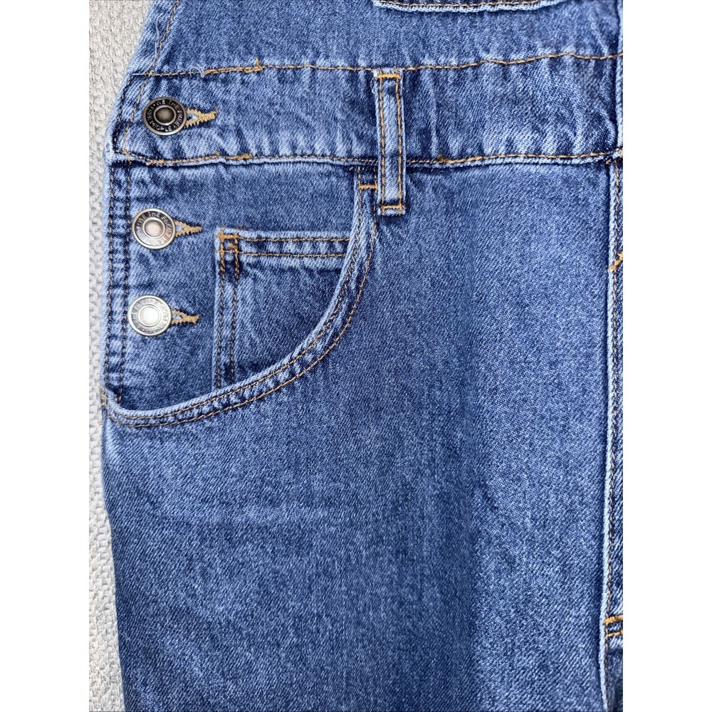 We The Free by Free People Ziggy Denim Overalls Women's Size Small Medium Wash - Picture 3 of 10
